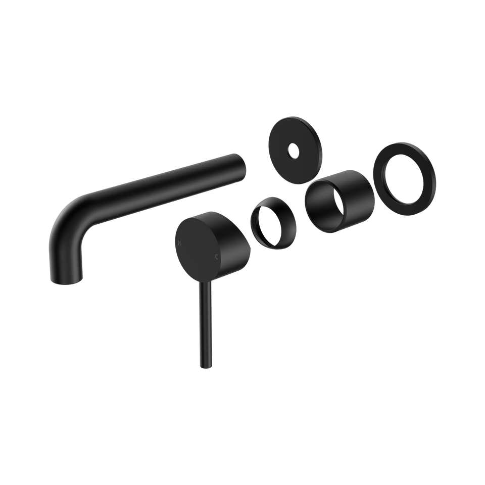 Nero Dolce Wall Basin/Bath Mixer Separate Back Plate Trim Kits Only - Matte Black