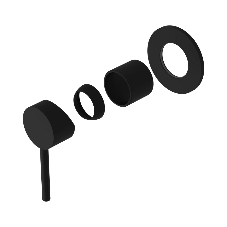 Nero Tapware Dolce Shower Mixer Trim Kits Only - Matte Black (NR250811TMB)
