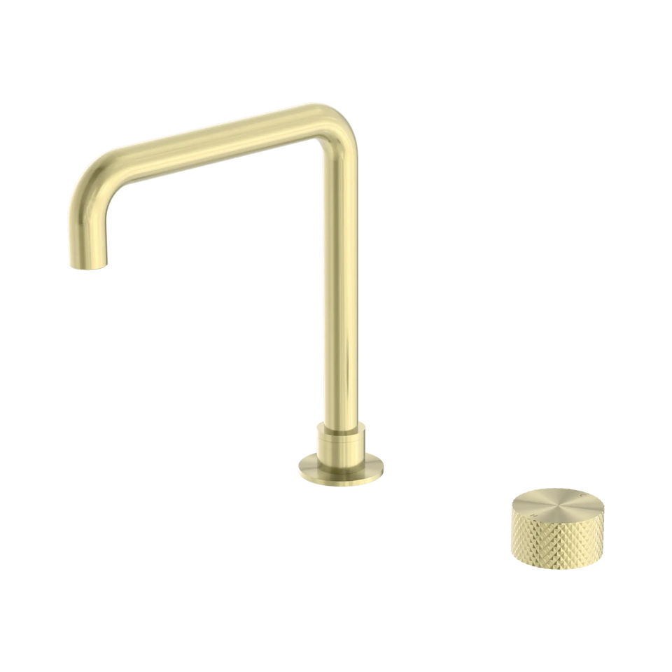 Nero Opal Progressive Tall Basin Set Brushed Gold
