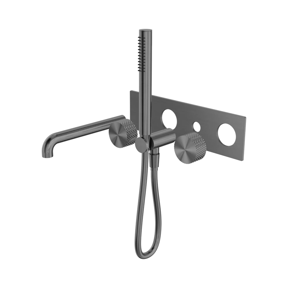 Nero Opal Progressive Shower System With Spout 230mm - Trim Kit - Graphite (NR252003A230TGR)