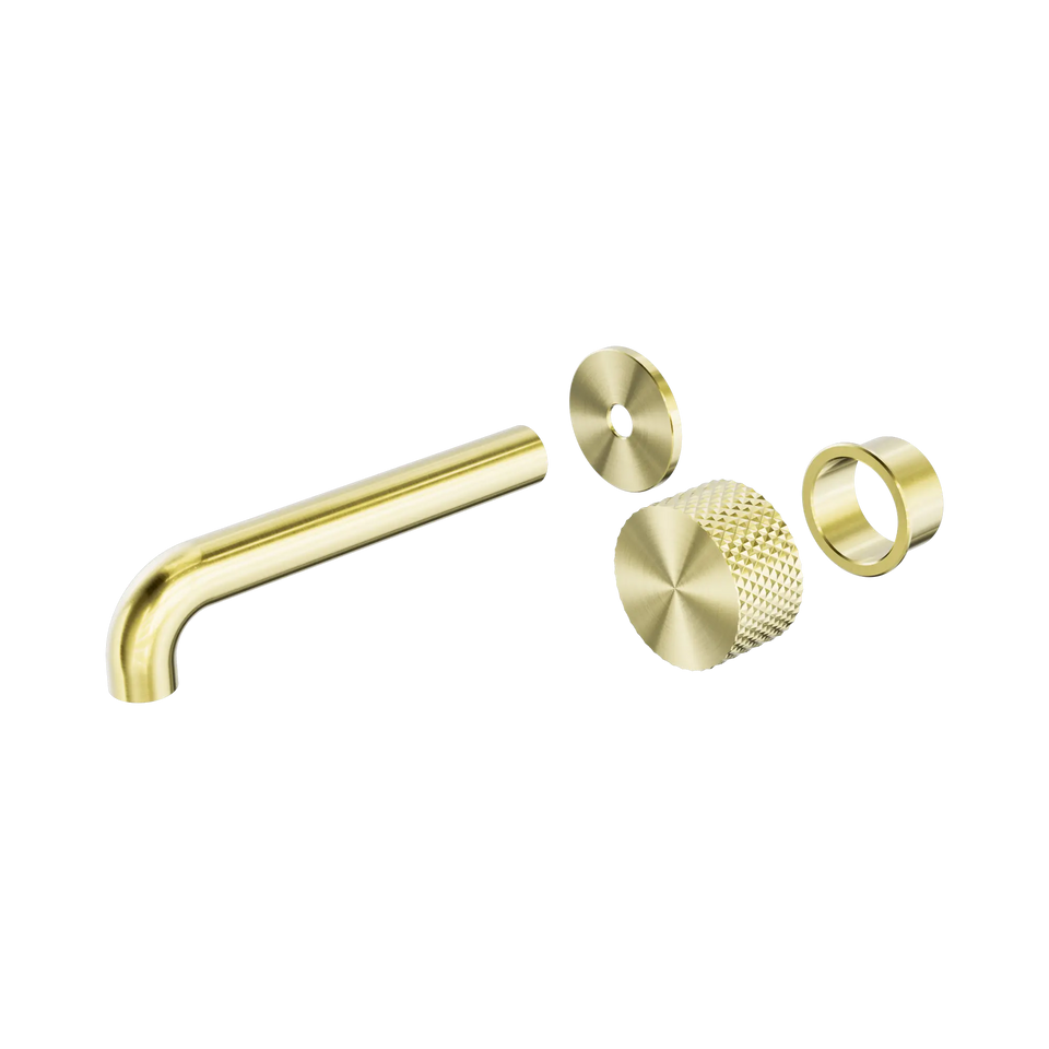 Nero Opal Progressive Wall Basin/Bath Set 120mm - Trim Kit - Brushed ...