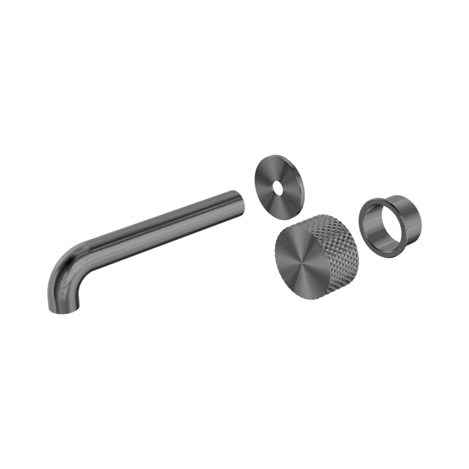 Nero Opal Progressive Wall Basin/Bath Set 120mm - Trim Kit - Graphite ...