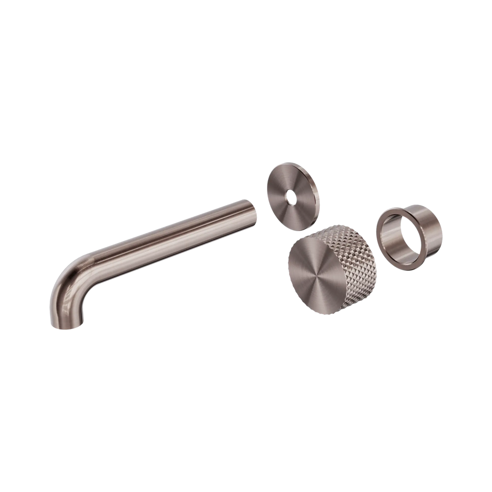 Nero Opal Progressive Wall Basin/Bath Set 160mm - Trim Kit - Brushed Bronze (NR252007AT160BZ)