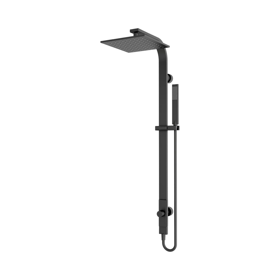 Nero Rain Shower Square Single Hose Set 2 in 1 Shower - Matte Black (NR281305cMB)