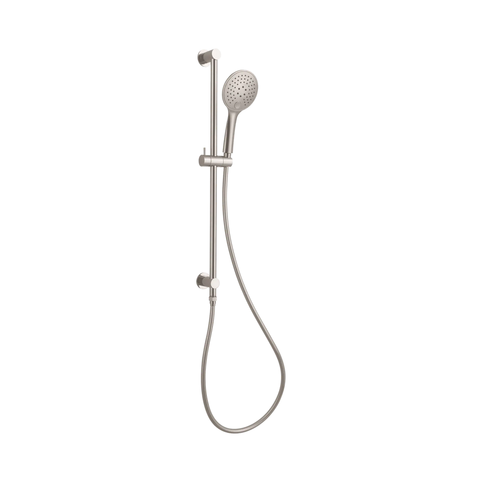 Nero Dolce 3 Function Rail Shower - Brushed Nickel (NR314BN)