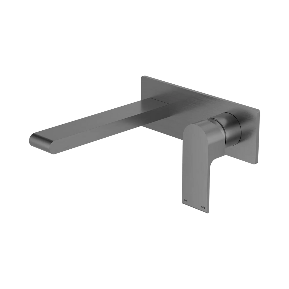Nero Bianca Wall Basin/Bath Mixer - Gun Metal / 187MM (NR321510AGM)