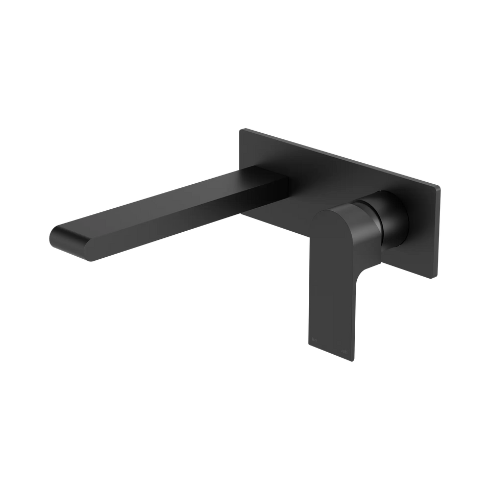 Nero Bianca Wall Basin/Bath Mixer - Matte Black / 230MM (NR321510BMB)