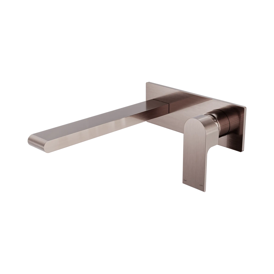 Nero Bianca Wall Basin/Bath Mixer - Brushed Bronze / 230MM (NR321510bBZ)