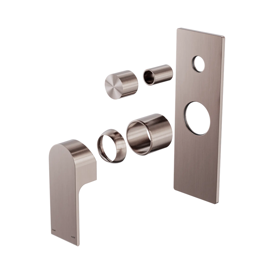 Nero Bianca Shower Mixer With Divertor Trim Kits Only