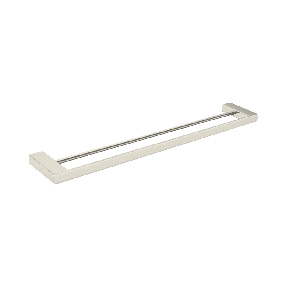 Nero Celia 800mm Double Towel Rail  Brushed Nickel