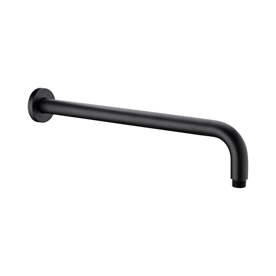 Nero Round Shower Arm Length - Matte Black (NR502MB)