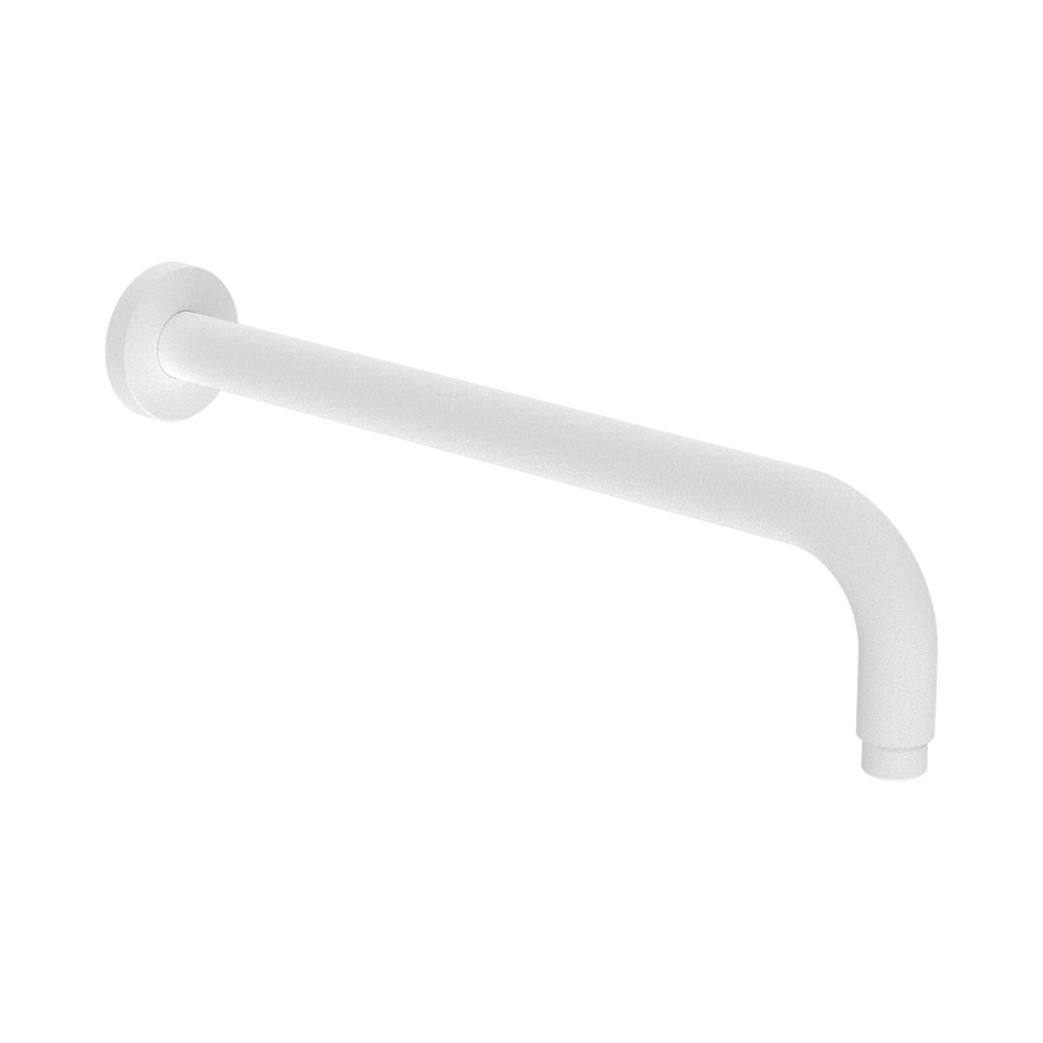 Nero Round Shower Arm Length - Matte White (NR502MW)