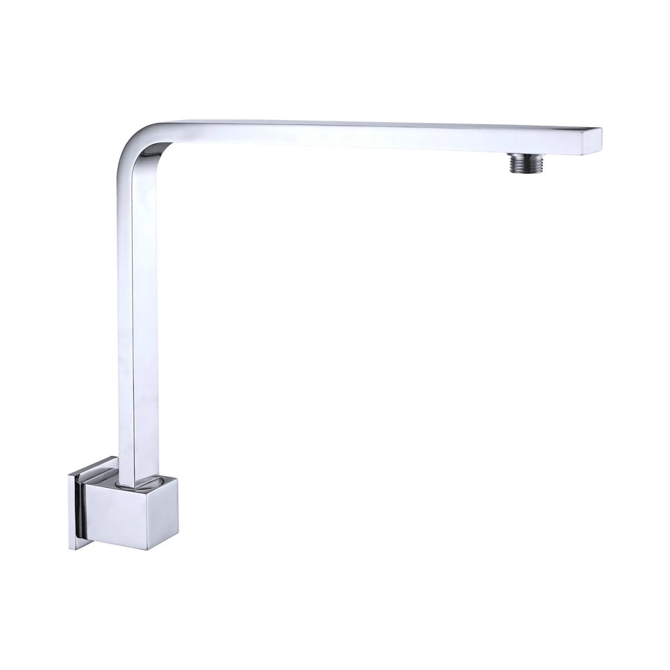 Nero Square Swivel Shower Arm 350mm