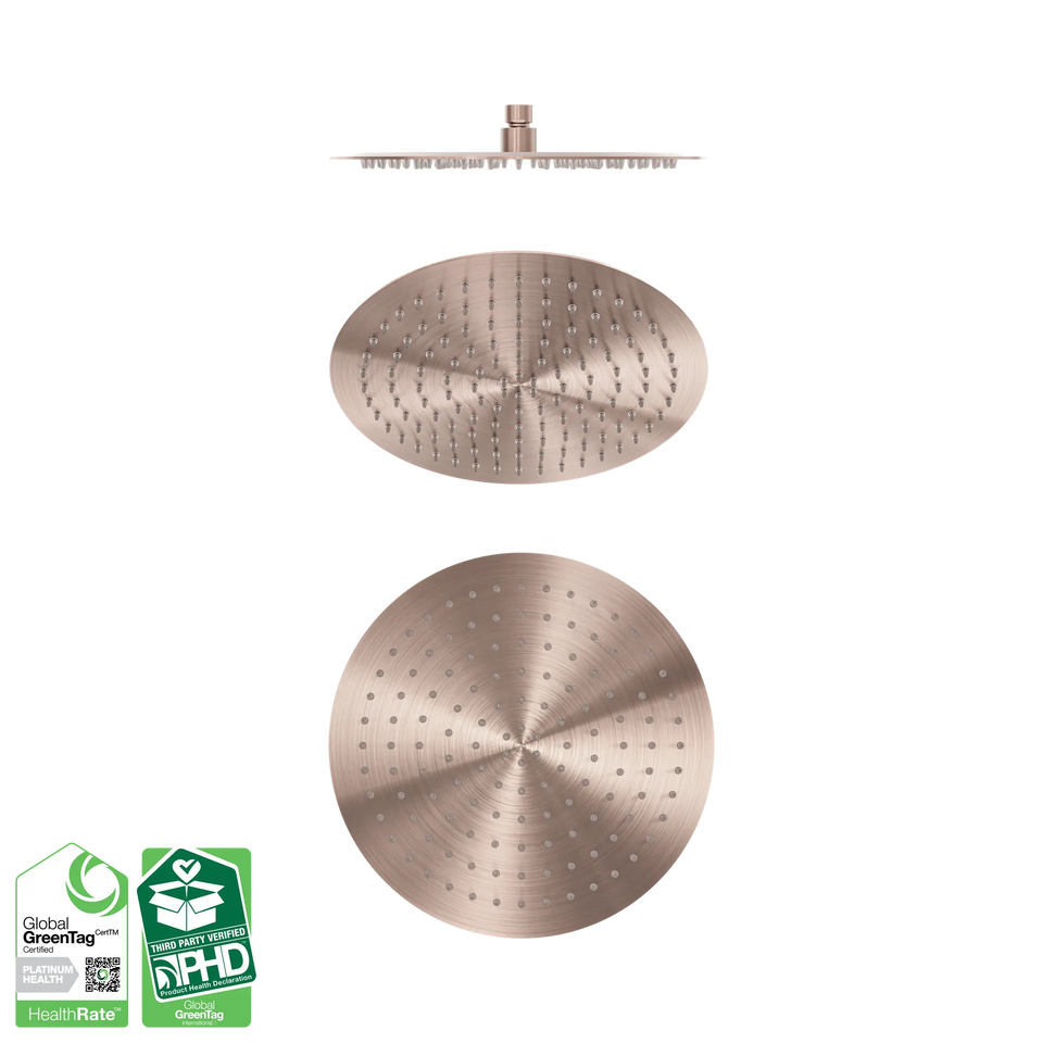 Nero Zen SS316L Round Shower Head