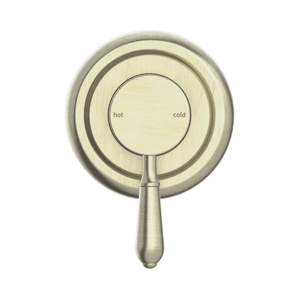 Nero Tapware York Federation Shower Mixer With Metal Lever