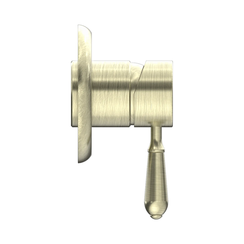 Nero Tapware York Federation Shower Mixer With Metal Lever