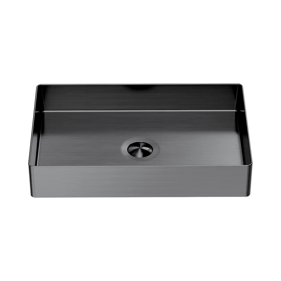 Nero Rectangle Stainless Steel Basin - Graphite (NRB3555GR)