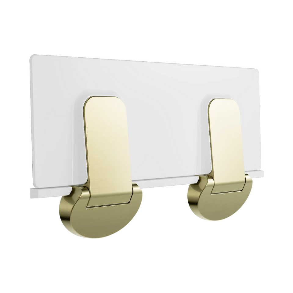 Nero Mecca Care Shower Seat 960mm X 330mm - Brushed Gold (NRCR0002BG)
