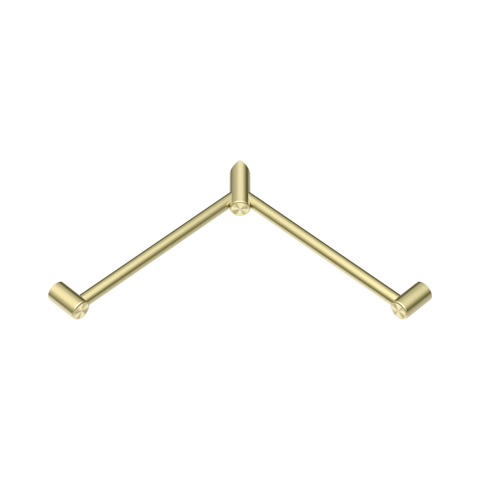 Nero Tapware Mecca Care 32mm Wrap Around Corner Grab Rail - Brushed Gold (NRCR3290WBG)
