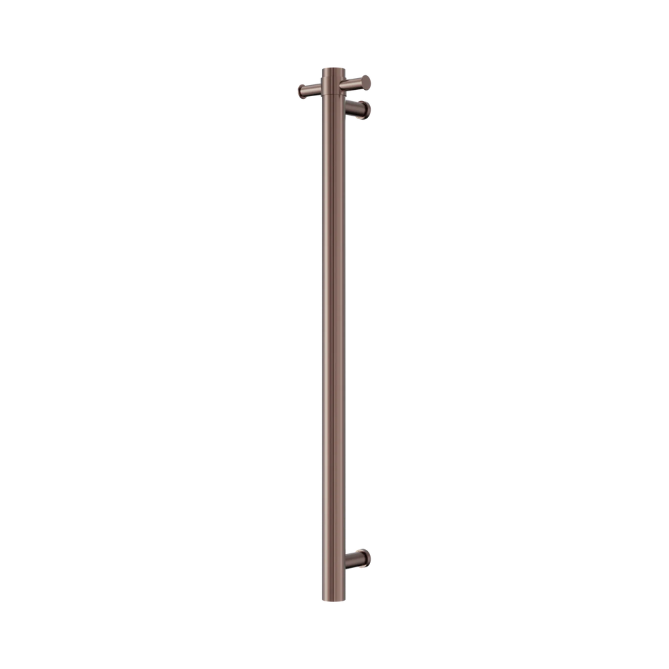Nero Mecca 240V Single Vertical Heated Towel Rail