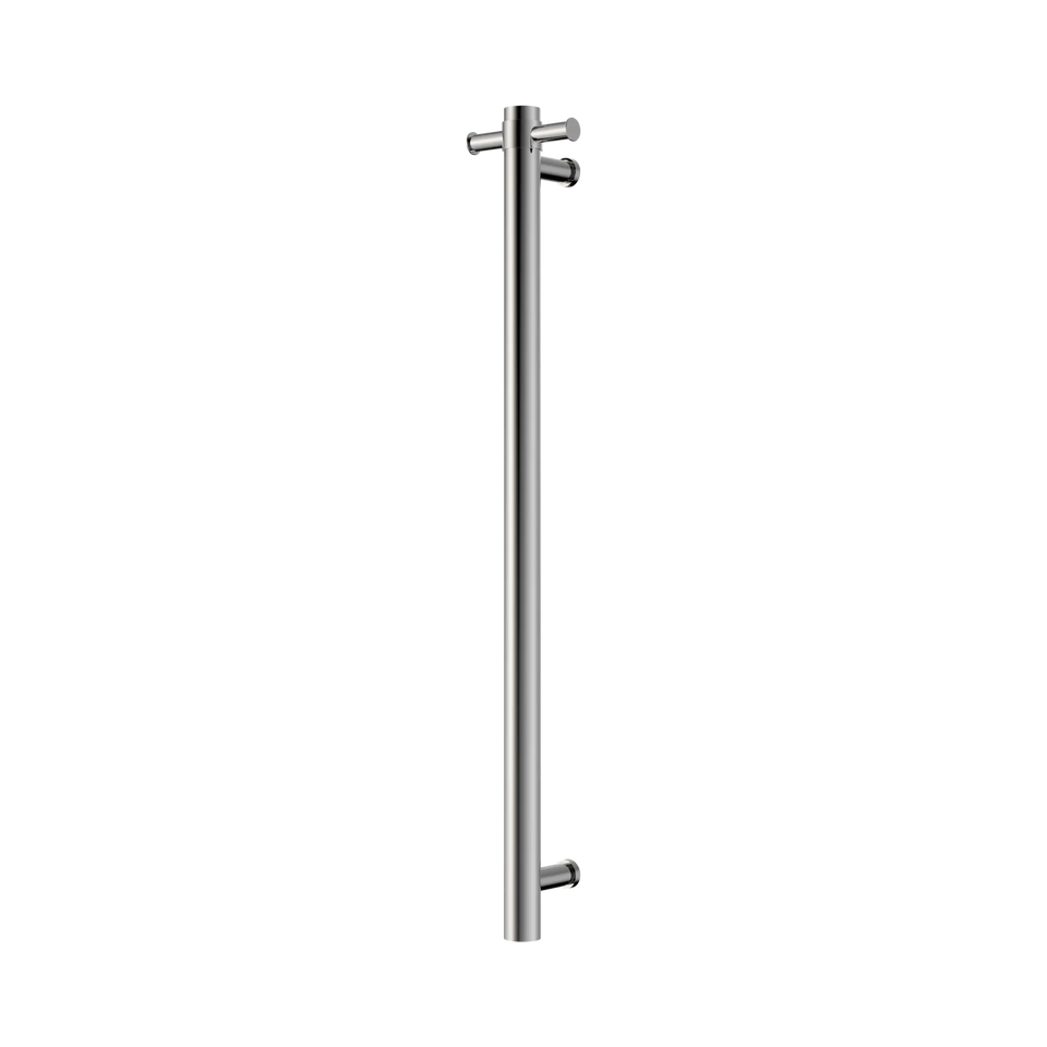 Nero Mecca 240V Single Vertical Heated Towel Rail - Chrome (NRV902hCH)