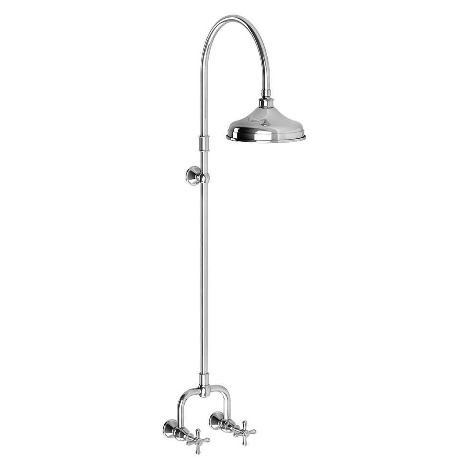 Phoenix Nostalgia Lever Exposed Shower Set Chrome