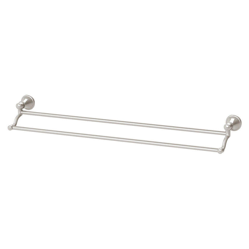 Phoenix Nostalgia Double Towel Rail - Brushed Nickel (NS811-40)