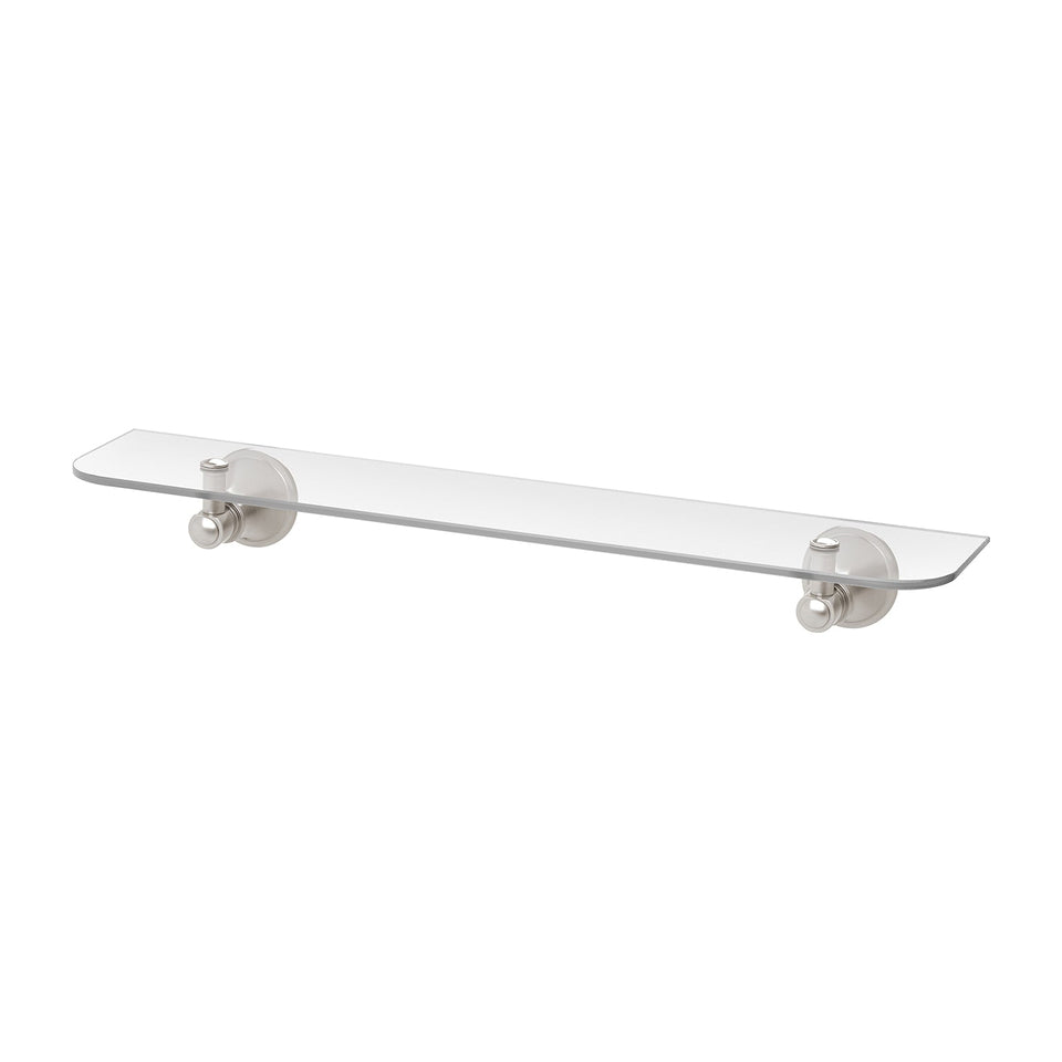 Phoenix Nostalgia Glass Shelf - Brushed Nickel (NS896-40)