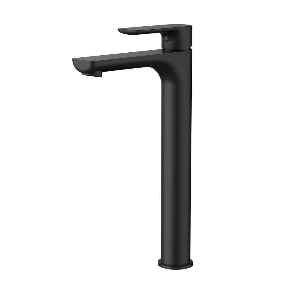 Modern National Nova High Rise Basin Mixer - Matte Black (NVA002BK)