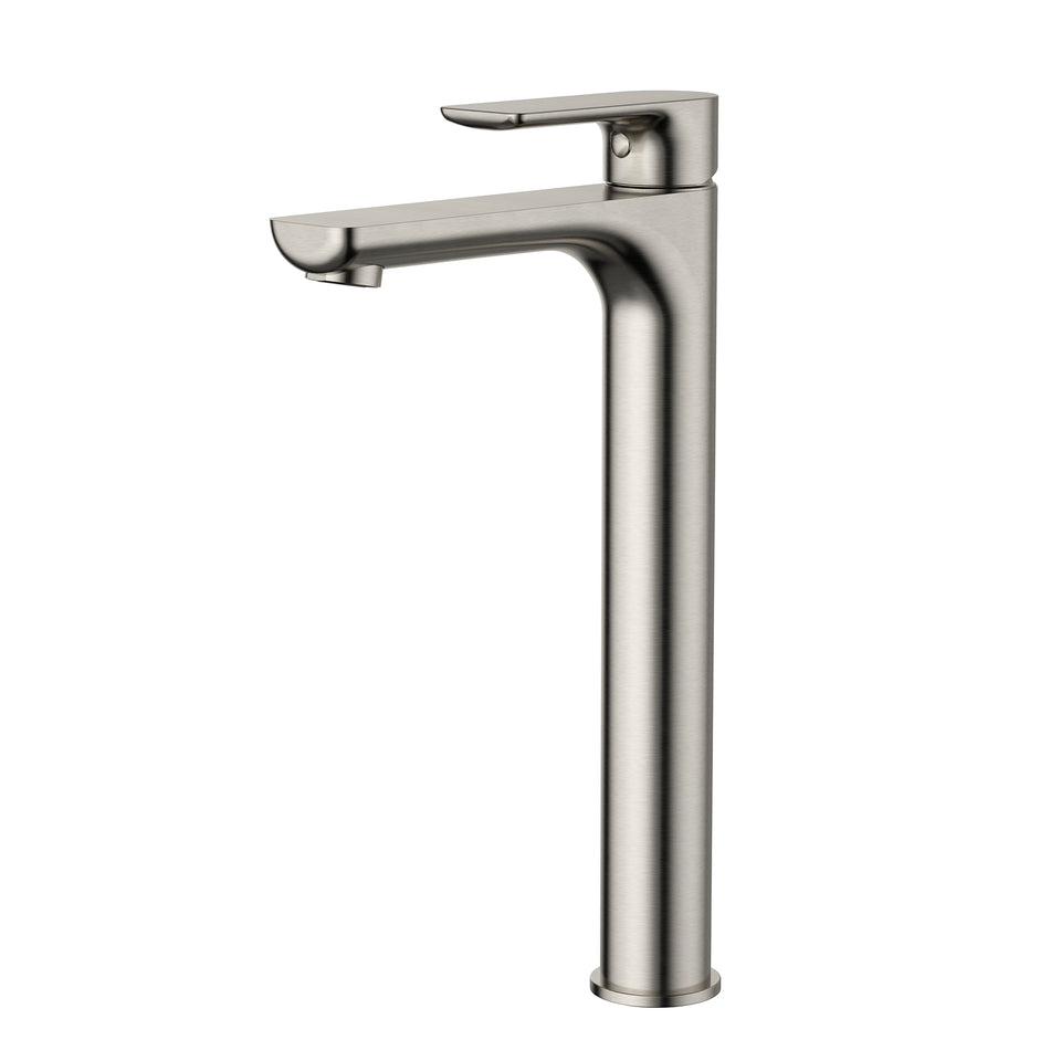Modern National Nova High Rise Basin Mixer - Brushed Nickel (NVA002BN)