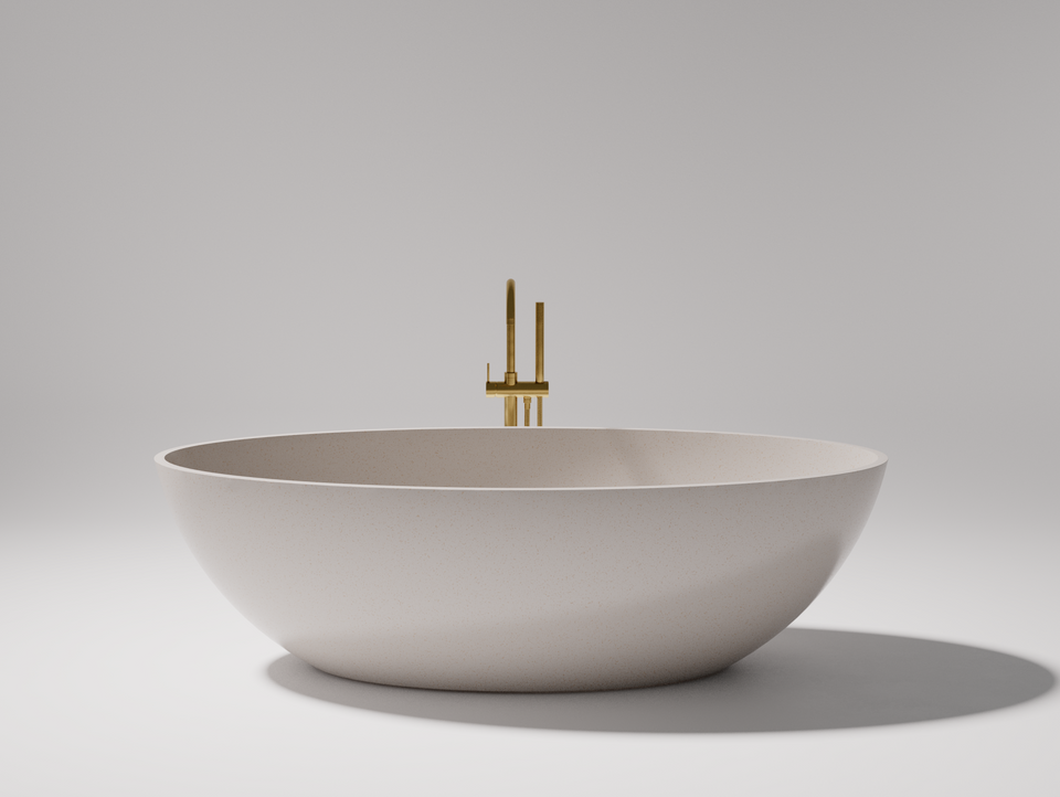 Pietra Bianca Nice Freestanding Bath