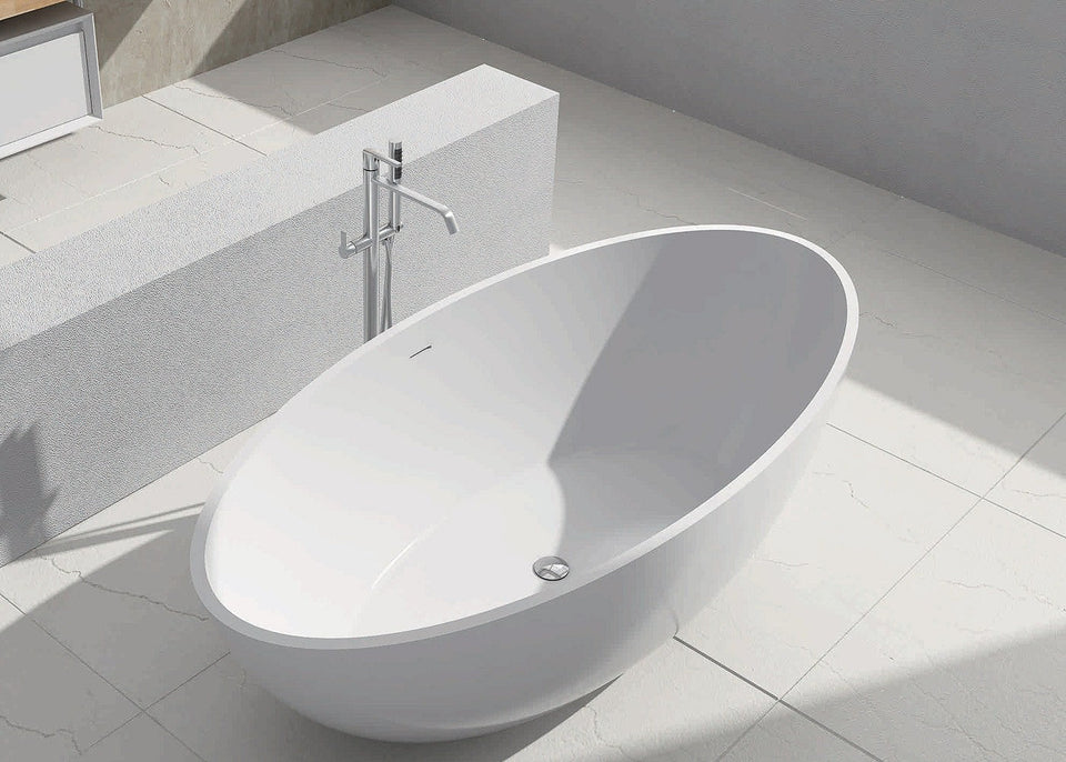 Pietra Bianca Nice Freestanding Bath