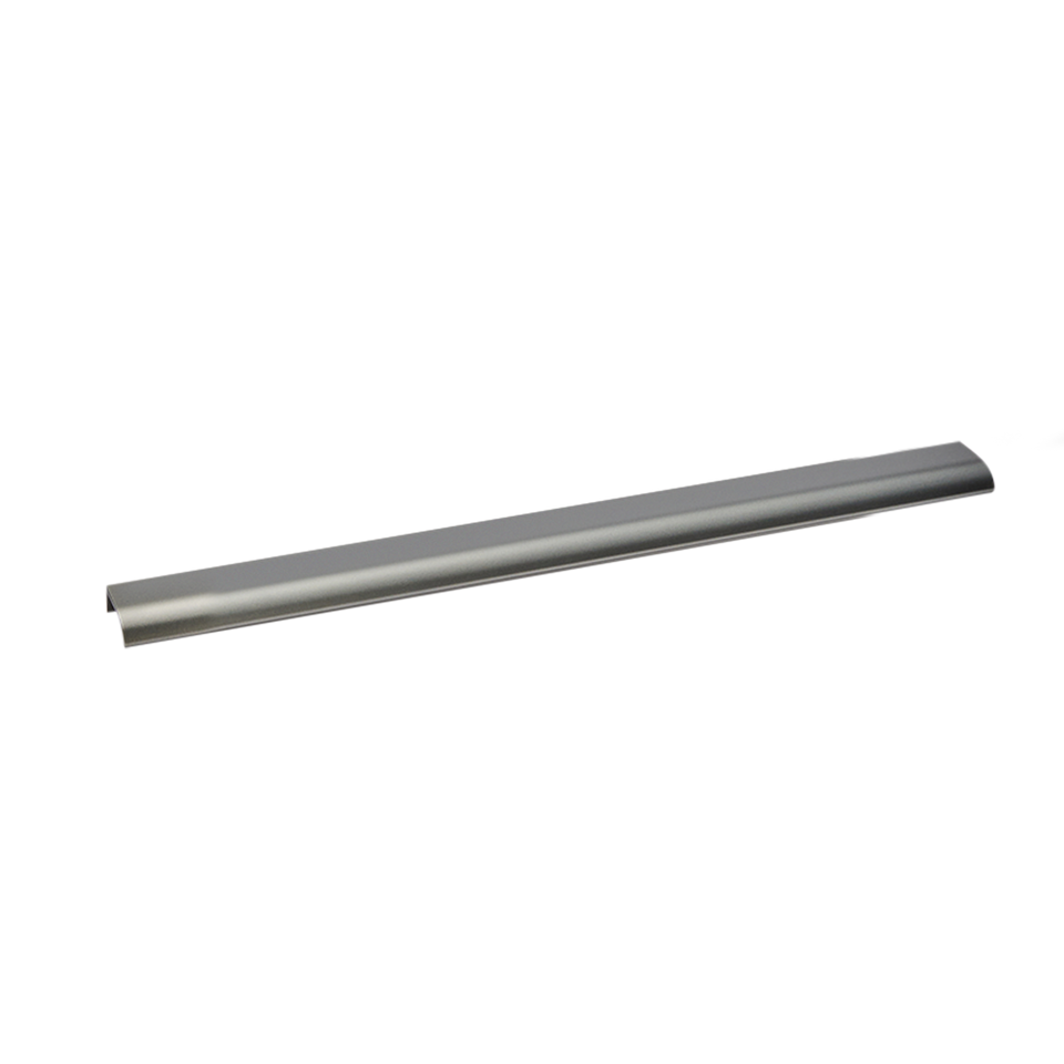Momo Handles Ona Lip Pull Handle Metallic Grey