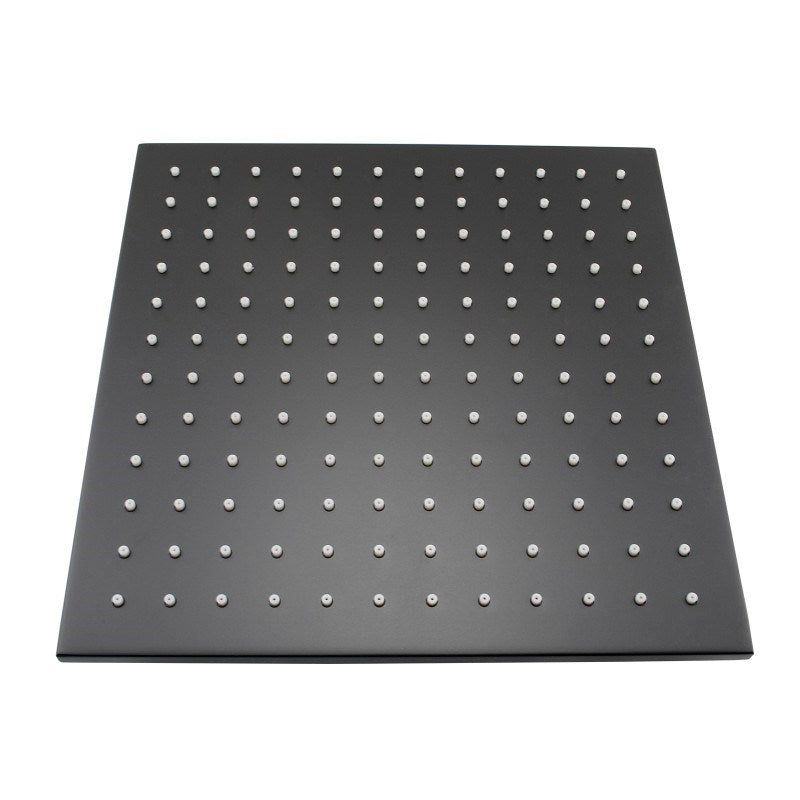 Aquaperla 250mm 10" Solid Brass Black Square Nero Rainfall Shower Head WELS WATERMARK (OX0135.SH)