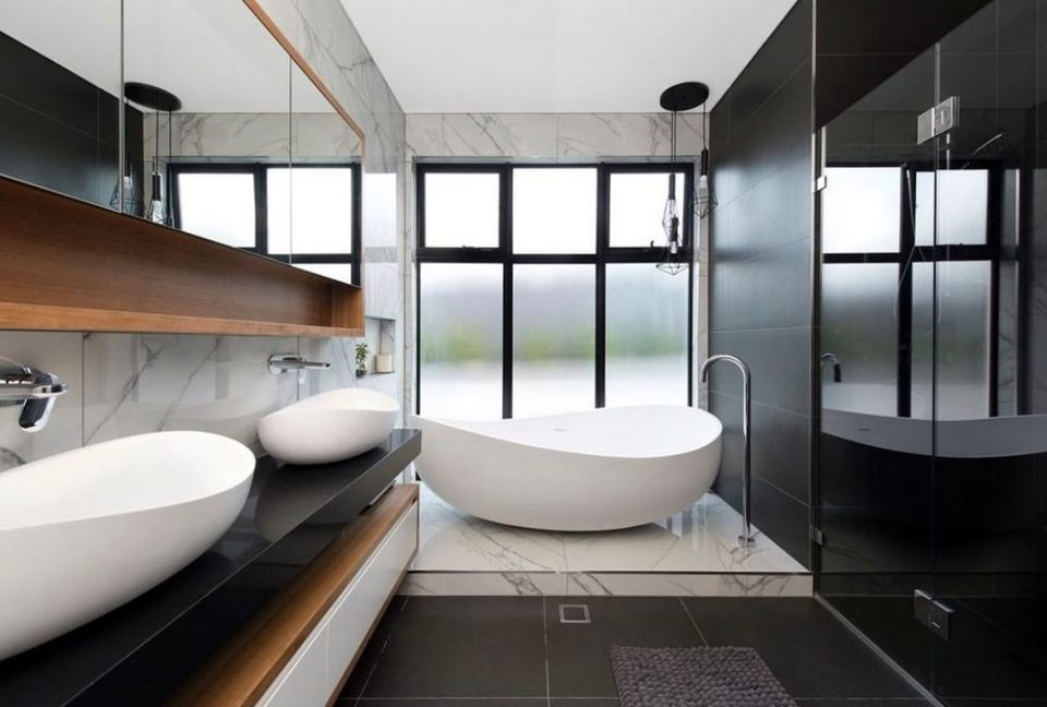 Pietra Bianca Stone Onda Freestanding Bathtub 1800 x 1100 x 620mm