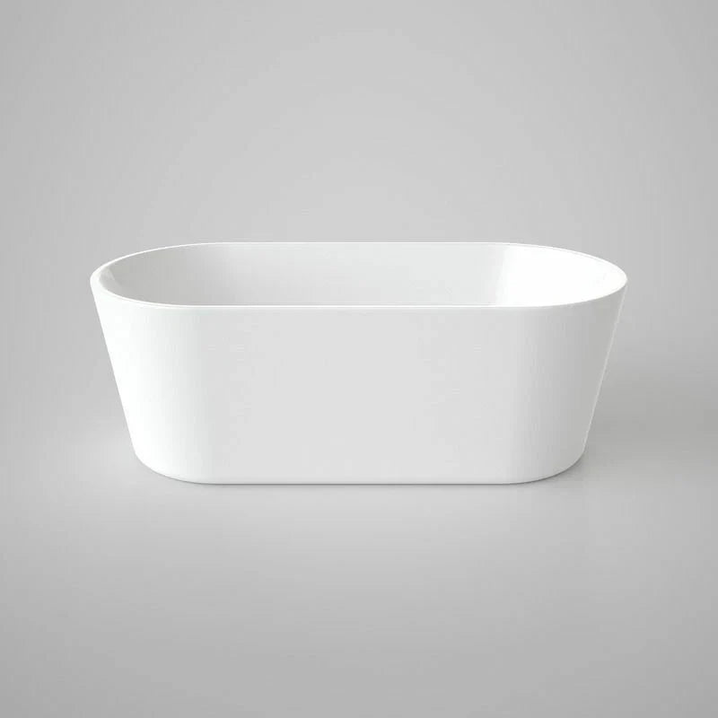 1500mm Ovia Siena Oval Free Standing Bath Tub Gloss White