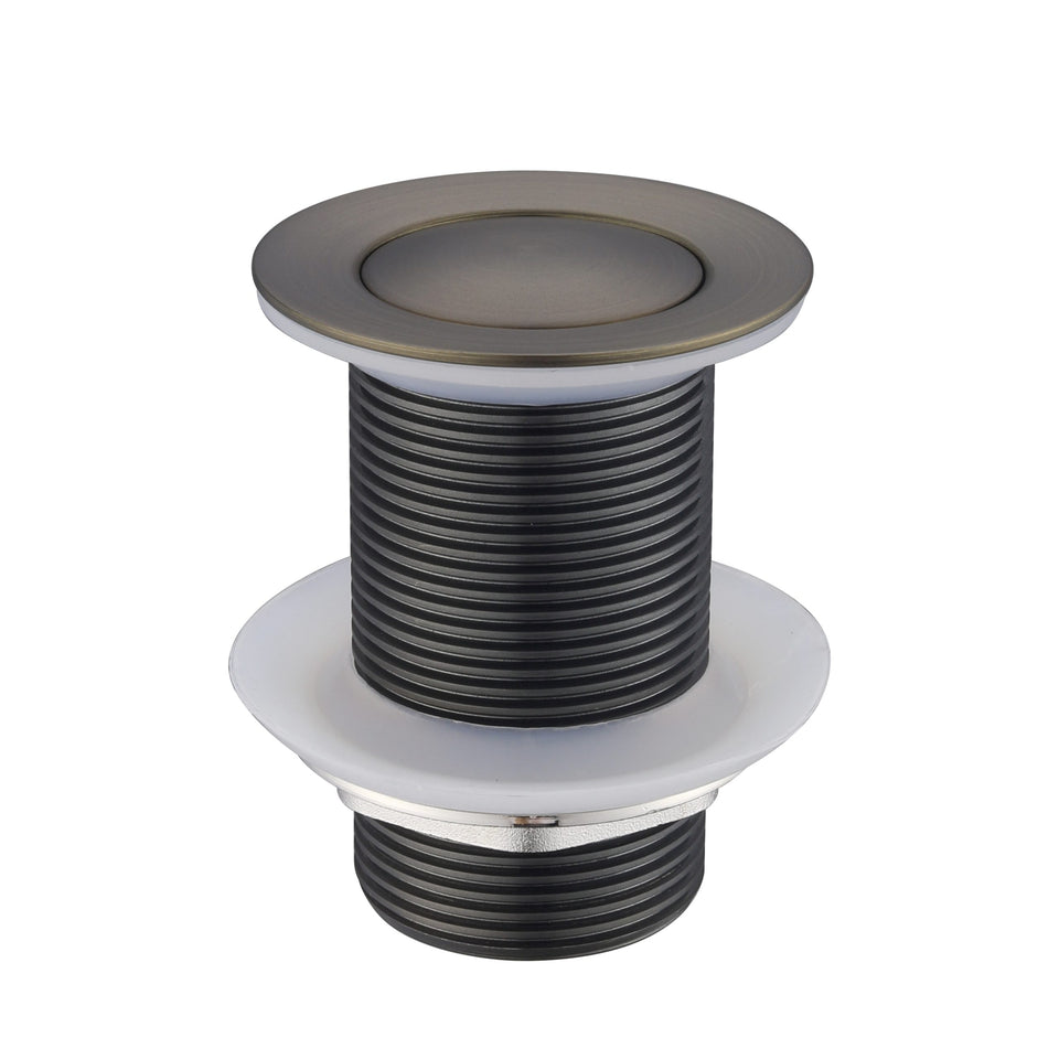 Modern National Pop Up Waste 32mm Non-Overflow - Antique Brass (P32AB)