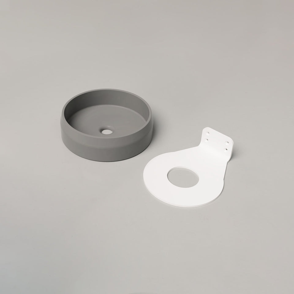 Nood Co Prism Circle Basin - Sky Grey / Wall (PC1-2-0-SK)