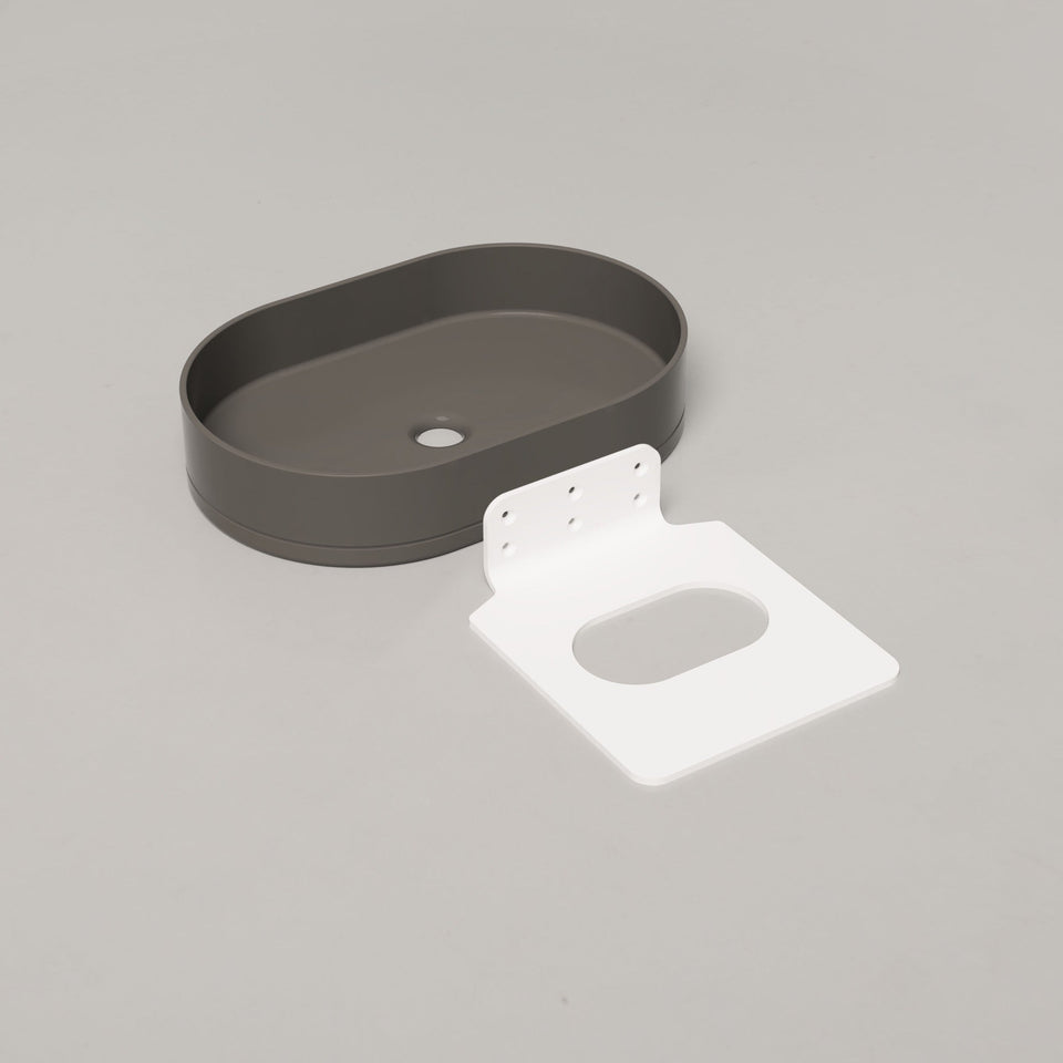 Nood Co Pill Basin - Mid Tone Grey / Wall (PL1-2-0-MG)