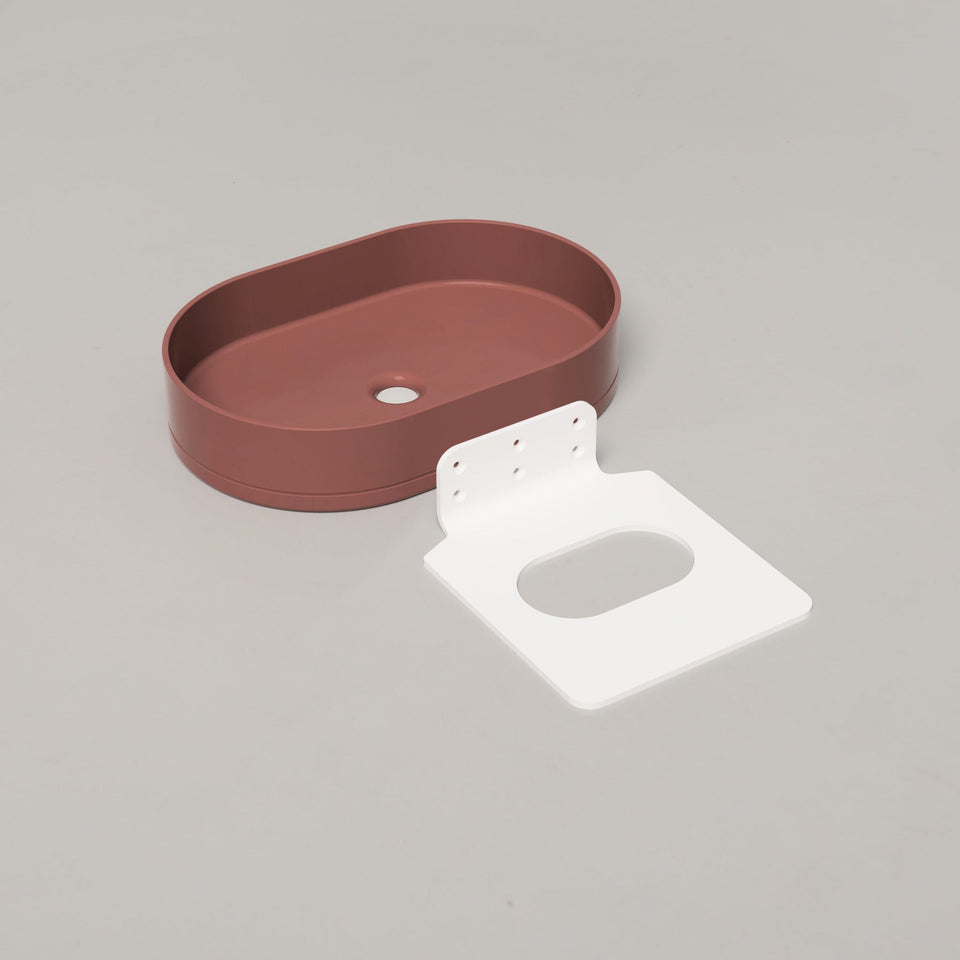 Nood Co Pill Basin - Wall Hung - Musk (PL1-2-0-MU)