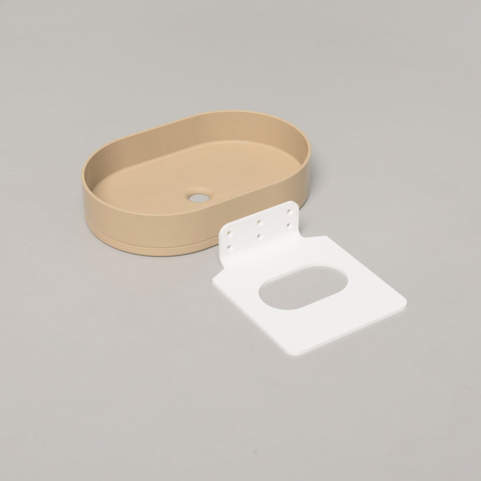 Nood Co Pill Basin - Wall Hung - Sand (PL1-2-0-SA)