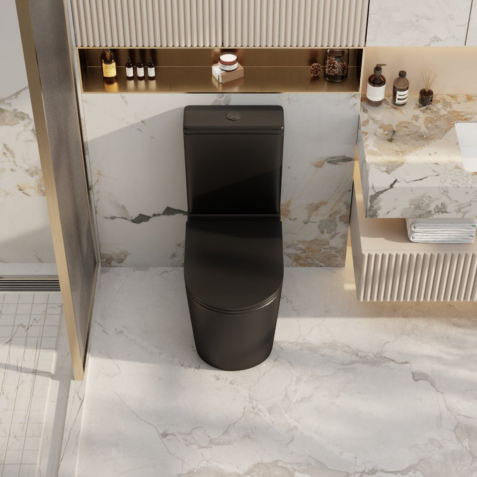 Berlin Tornado Rimless Quiet Flush Back To Wall Toilet Suite Gloss White - PPMB-T3MB_2.