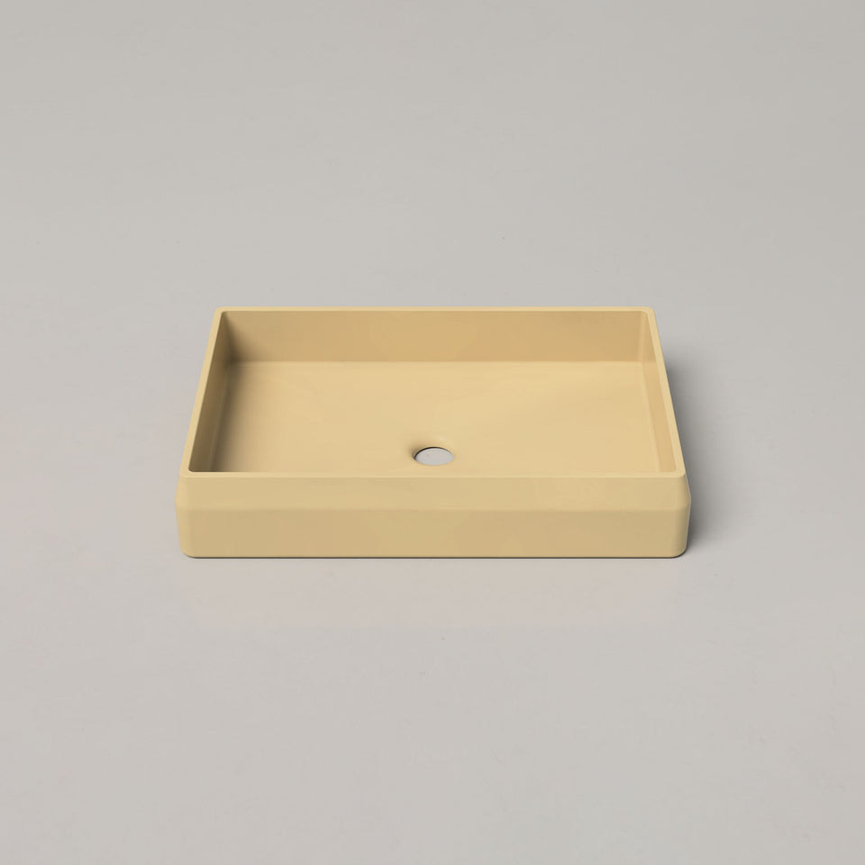 Nood Co Prism Rectangle Basin - Custard / Surface (PR1-1-0-CU)