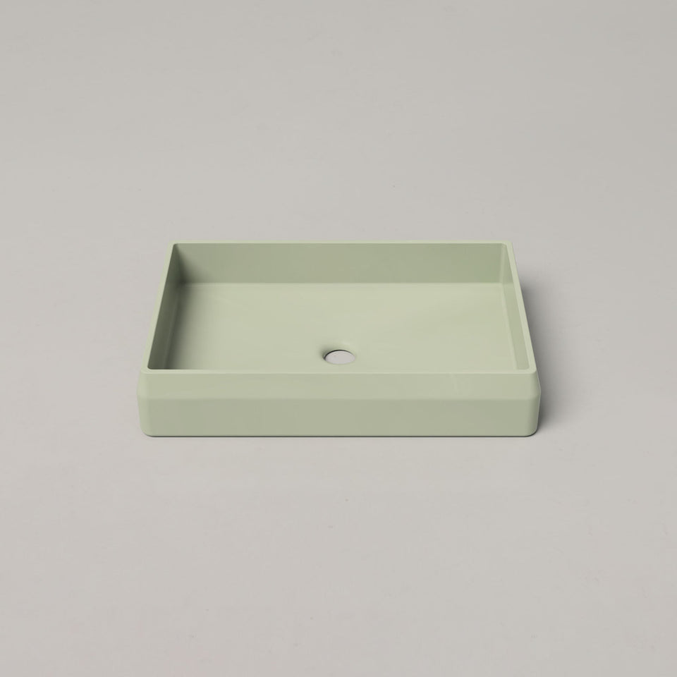 Nood Co Prism Rectangle Basin - Surface Mount - Mint (PR1-1-0-MI)