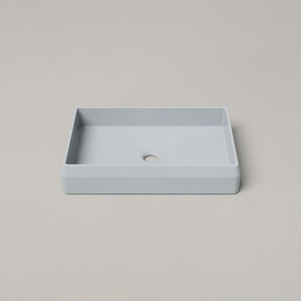 Nood Co Prism Rectangle Basin - Powder Blue / Surface (PR1-1-0-PO)