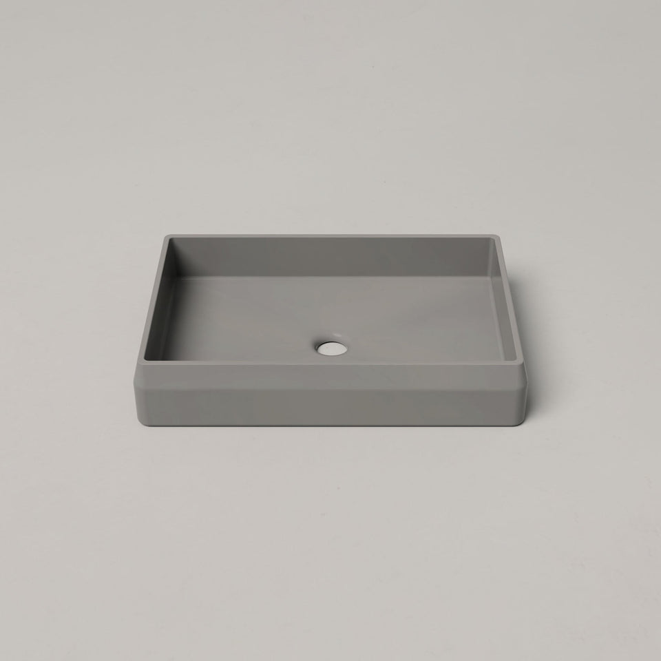 Nood Co Prism Rectangle Basin - Sky Grey / Surface (PR1-1-0-SK)