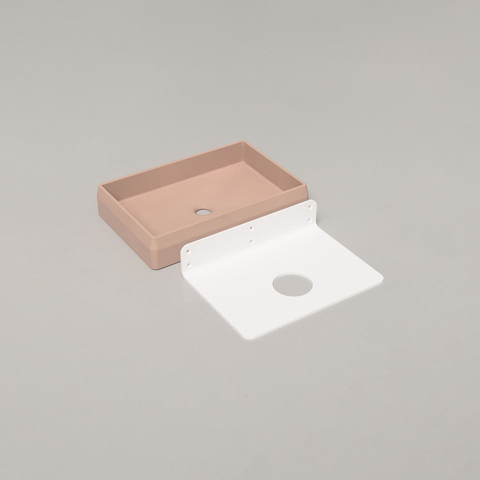 Nood Co Prism Rectangle Basin - Wall Hung