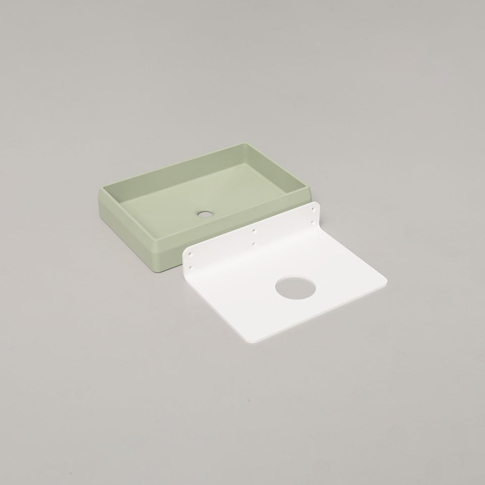 Nood Co Prism Rectangle Basin - Mint / Wall (PR1-2-0-MI)