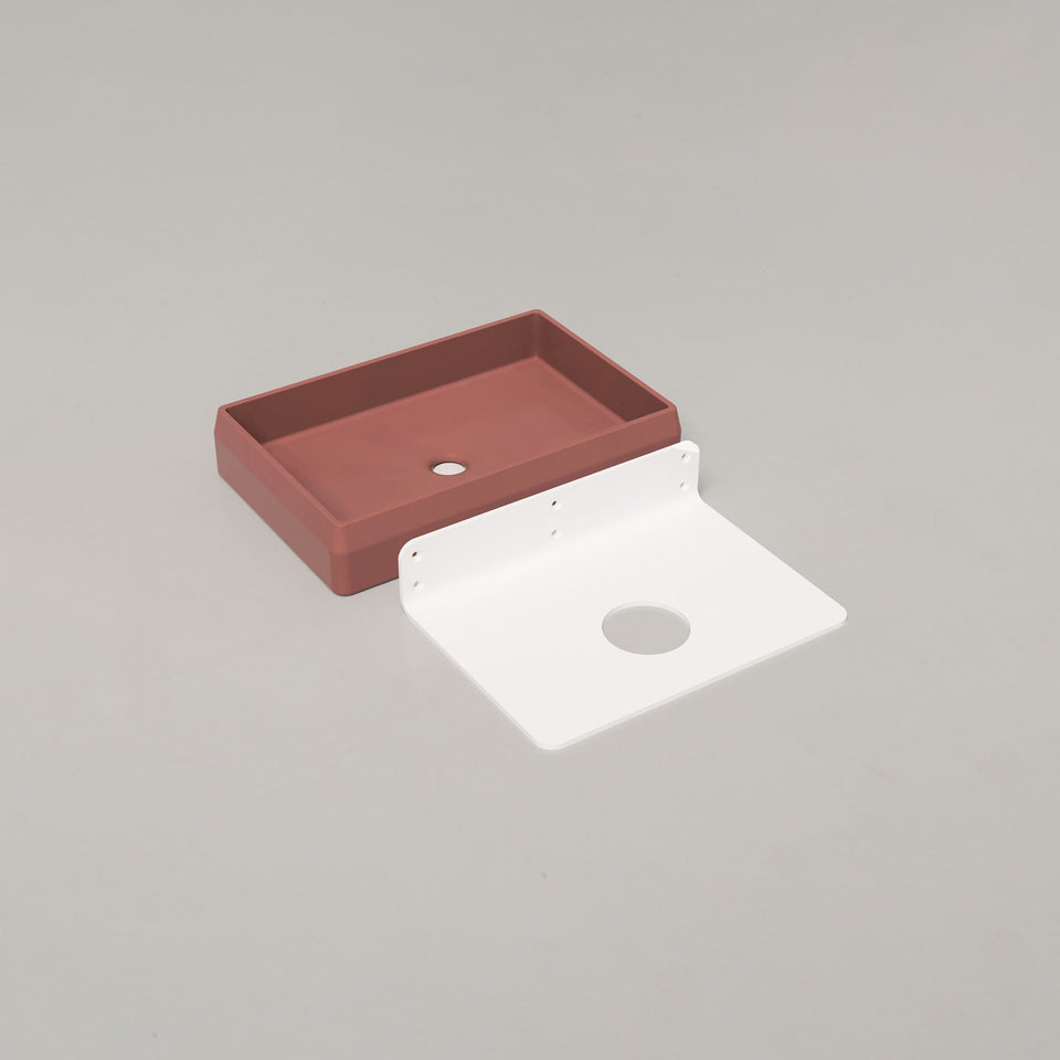 Nood Co Prism Rectangle Basin - Musk / Wall (PR1-2-0-MU)