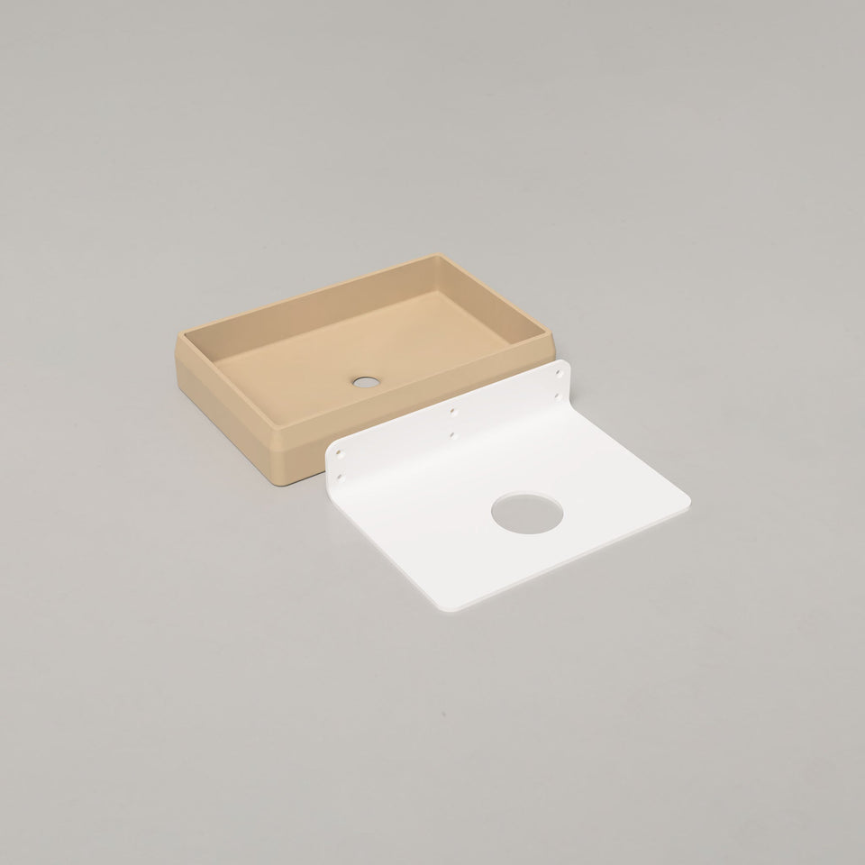 Nood Co Prism Rectangle Basin - Sand / Wall (PR1-2-0-SA)